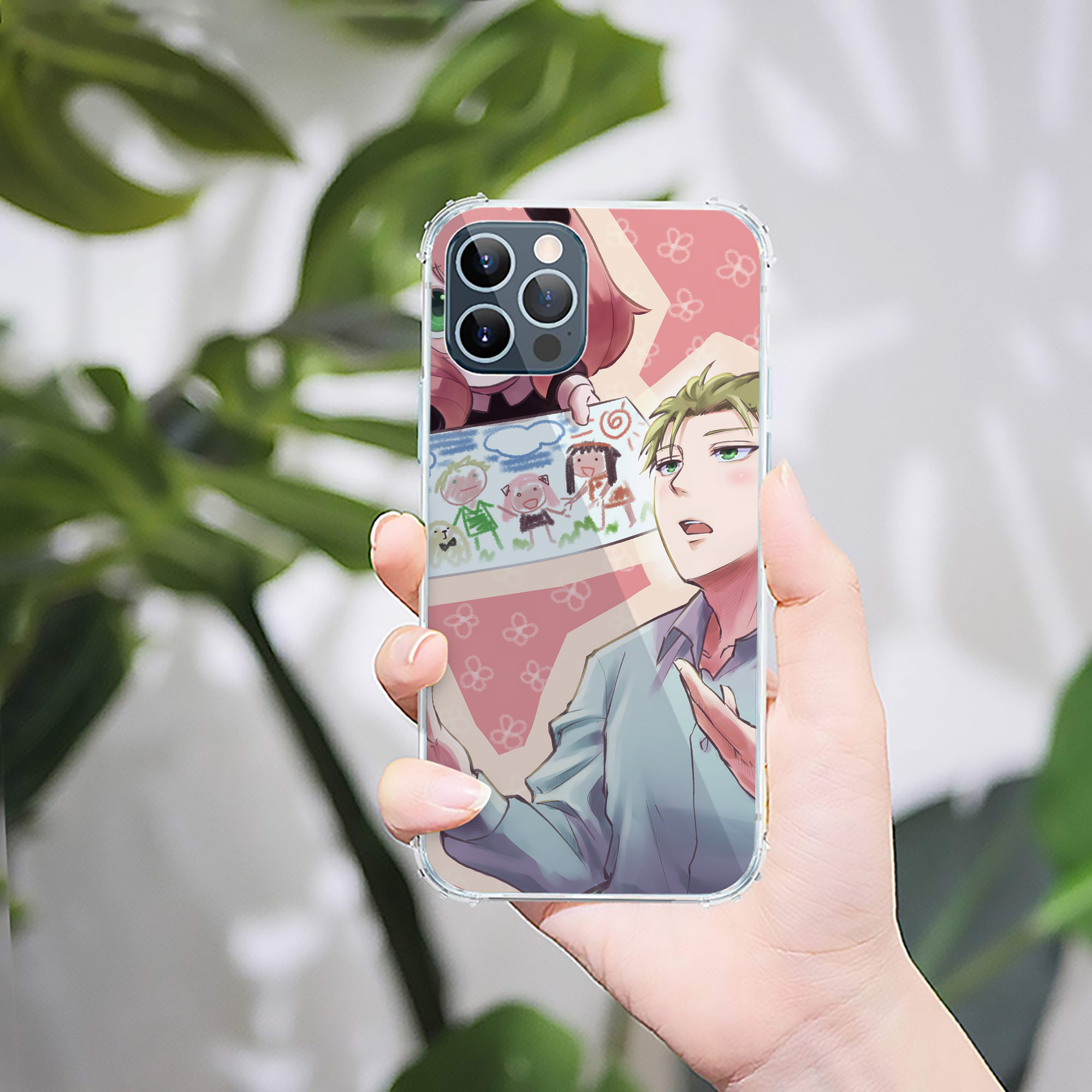 （画像用） SPY×FAMILY间谍家家酒 【iPhone 12シリーズ対応】透明スマホケース（クリアソフトケース）